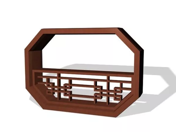 Ancient Chinese Garden Window 3d model Ancient Chinese Garden Window 3d model