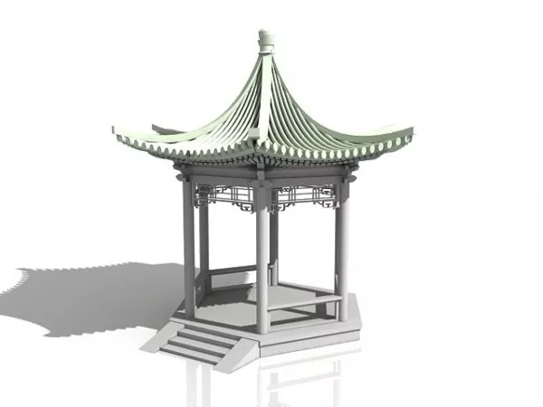 Stone Garden Pavilion 3d model
