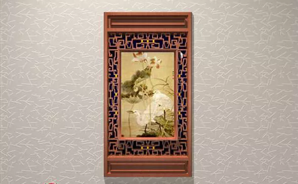 Chinese Style Lattice Window 3d model Chinese Style Lattice Window 3d model