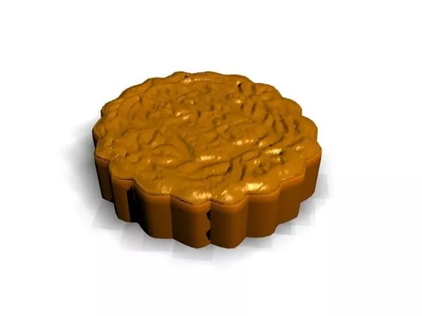 Chinese Food Moon-cake 3d model Chinese Food Moon-cake 3d model