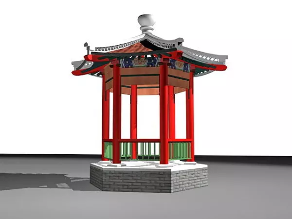 Barcelona Pavilion Building 3d model