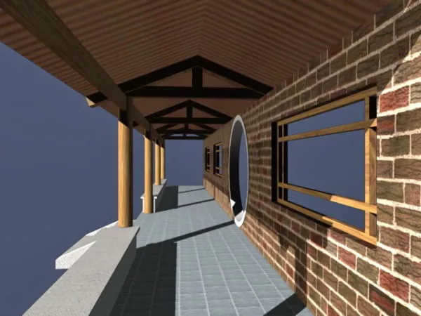 Canopy Celling Textiles 3d model