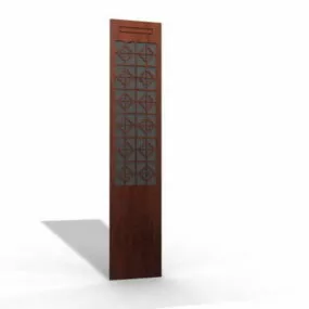 Chinese Divider Panel Furniture 3d model