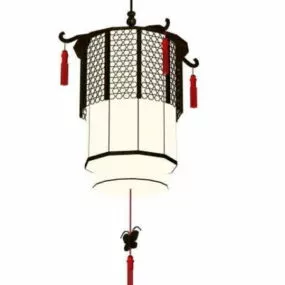 Chinese Palace Lantern Lighting 3d model
