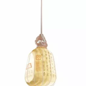 Chinese Retro Style Pendant Light 3d model