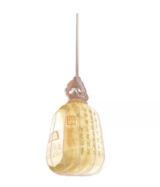 Chinese Pendant Light 3d model Chinese Pendant Light 3d model