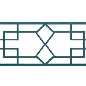 Chinese Style Window Lattice Design 3d model