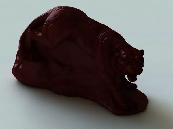 Chinese Tiger Statue Decoration 3d model Chinese Tiger Statue Decoration 3d model