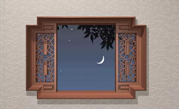 Traditional Carved Vintage Wooden Window 3d model Traditional Carved Vintage Wooden Window 3d model