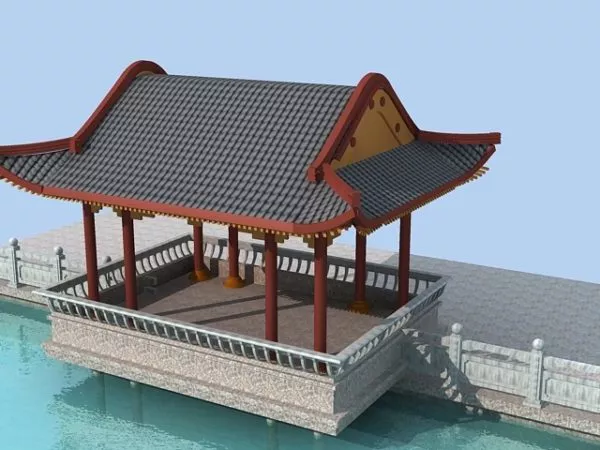Indian Pavilion 3d model