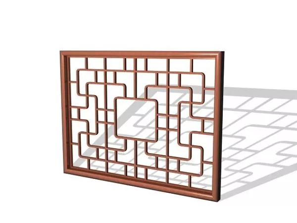 Chinese Old Wood Window Frame 3d model Chinese Old Wood Window Frame 3d model