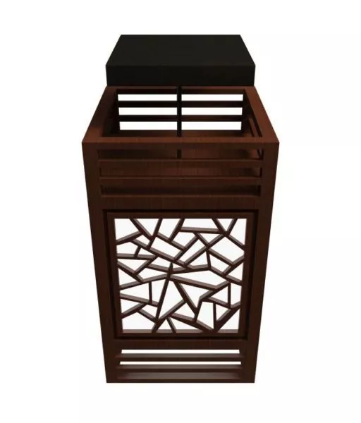 Chinese Wooden Table Lamp 3d model Chinese Wooden Table Lamp 3d model