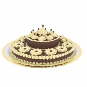 Chocolate Cake 3d model