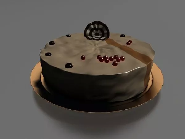 Pies Of Cake 3d model