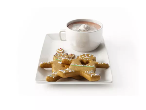 Breakfast Biscuit With Chocolate Milkshake 3d model Breakfast Biscuit With Chocolate Milkshake 3d model