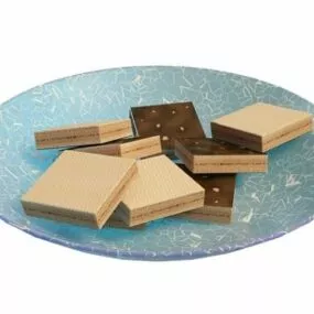 Chocolate Wafers 3d model