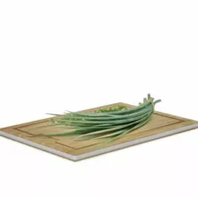 Green Onions 3d model