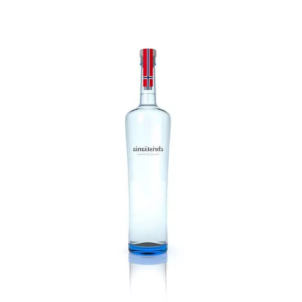 Glass Bottles On Table With Table Cloth 3d model