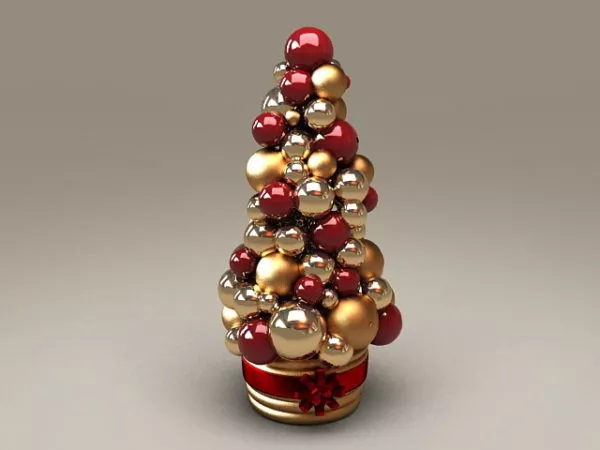 Christmas Tree Balls Ornaments 3d model Christmas Tree Balls Ornaments 3d model