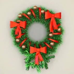 Christmas Wreath 3d model