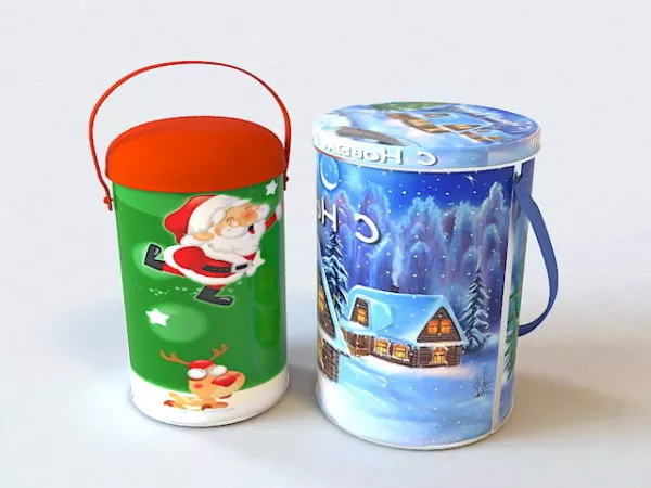 Plastic Jar 3d model