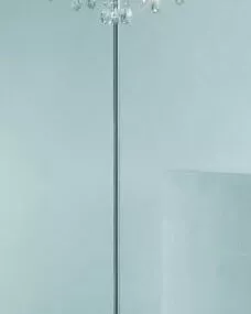 Chrome Crystal Design Floor Lamp 3d model