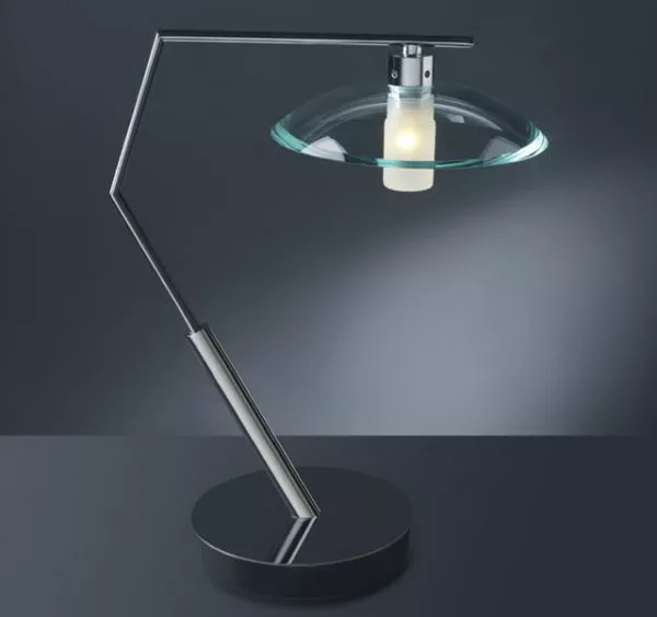 Chrome Glass Desk Lamp Design 3d model Chrome Glass Desk Lamp Design 3d model