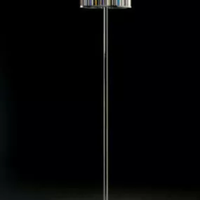 Chrome Glass Design Floor Lamp 3d model