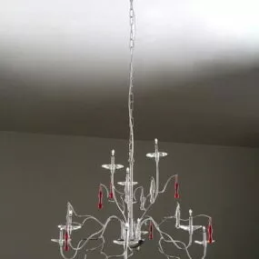 Chrome Chandelier Design 3d model
