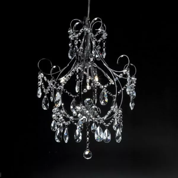 Hotel Chrome Crystal Chandelier 3d model Hotel Chrome Crystal Chandelier 3d model