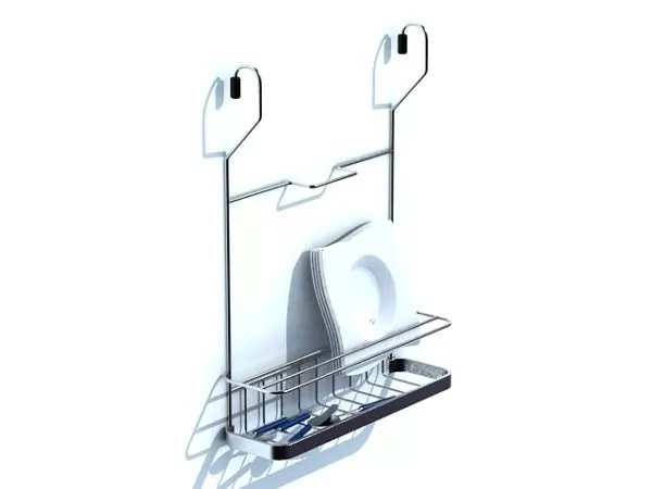 Utensil Set On Table 3d model