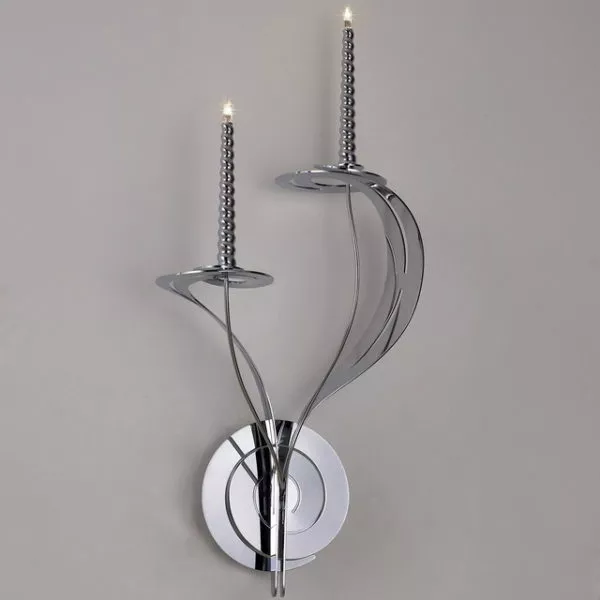 Luxury House Chrome Led Wall Lamp 3d model Luxury House Chrome Led Wall Lamp 3d model