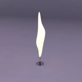 Chrome Home Lighting Floor Lamp 3d model