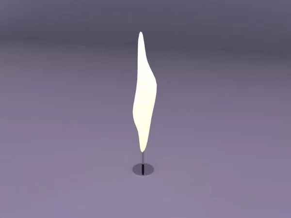 Chrome Home Lighting Floor Lamp 3d model Chrome Home Lighting Floor Lamp 3d model