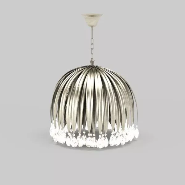 Chrome Material Pendant Light 3d model Chrome Material Pendant Light 3d model
