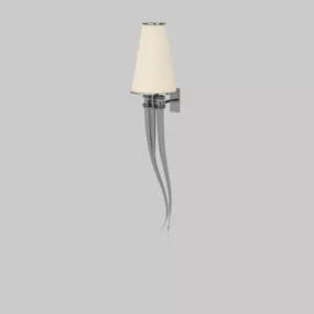 Home Chrome Wall Lamp 3d model