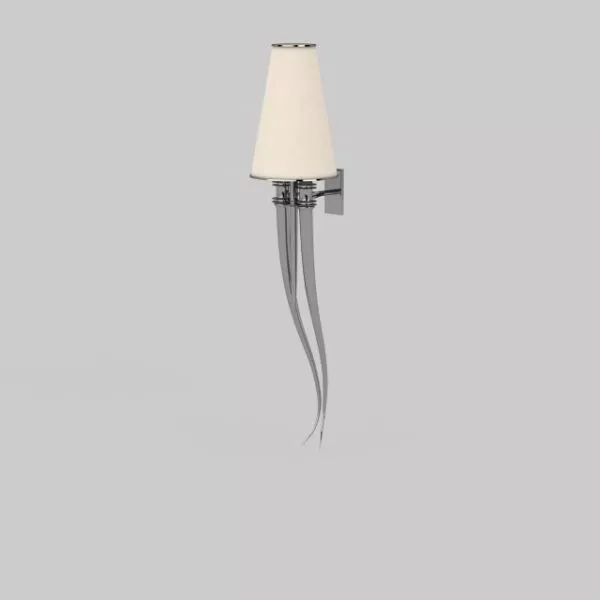 Home Chrome Wall Lamp 3d model Home Chrome Wall Lamp 3d model