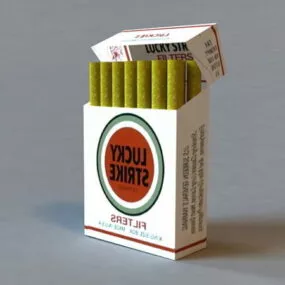 Western Cigarette Box 3d model