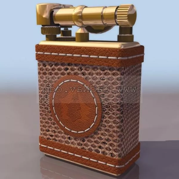 Blue Disposable Lighter 3d model