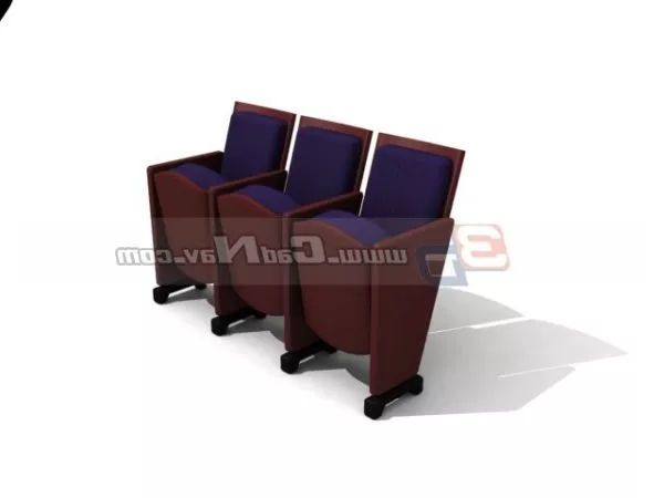 Auditorium Cinema Chair Furniture 3d model Auditorium Cinema Chair Furniture 3d model