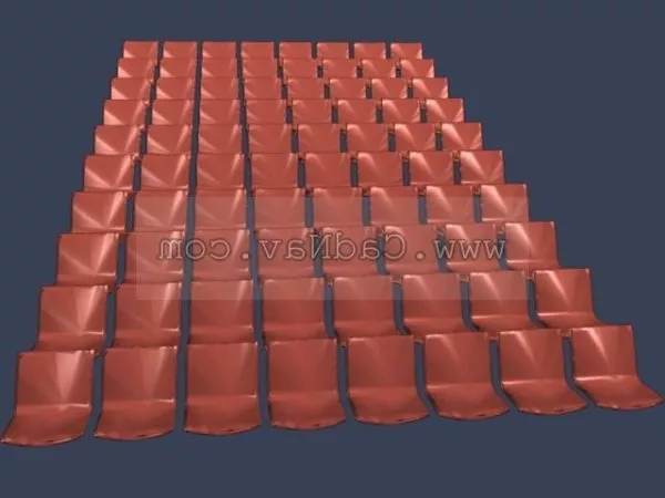 Cinema Theater Chairs Design 3d model Cinema Theater Chairs Design 3d model
