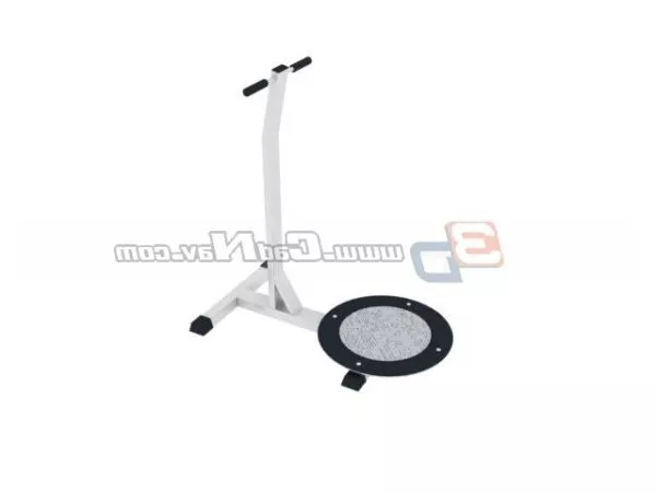 Circle Mobius Shape Decoration 3d model