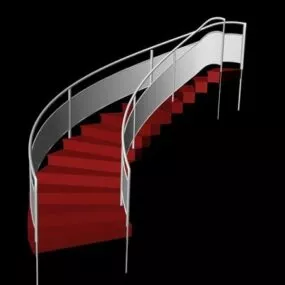 Interior Circular Staircase 3d model