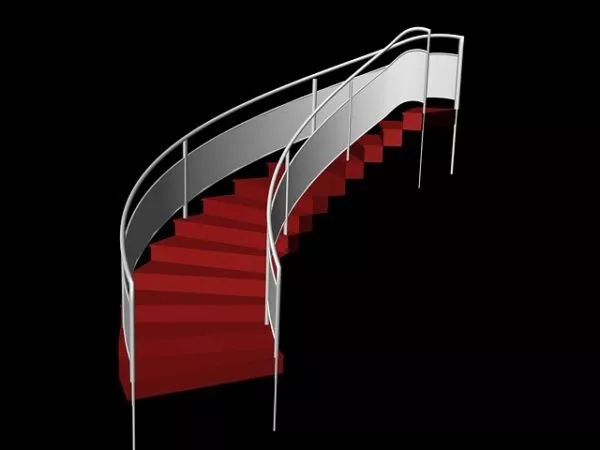 Interior Circular Staircase 3d model Interior Circular Staircase 3d model