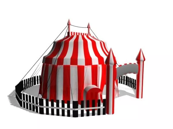 Tent Building Orc Camp 3d model