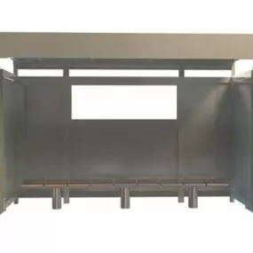 City Street Bus Stop 3d model
