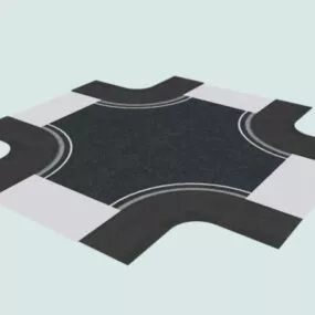 City Crossroads Modular Street 3d model