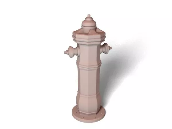 Old Fire Hydrant 3d model