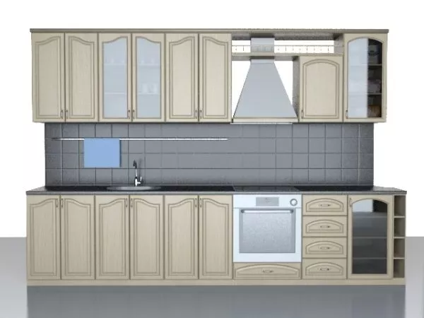 Classic Western Kitchen Design 3d model Classic Western Kitchen Design 3d model