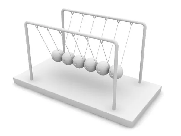 Newtons Cradle 3d model Newtons Cradle 3d model